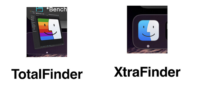 TotalFinder vs XtraFinder - Finder Icon