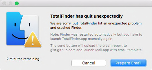 uninstall totalfinder